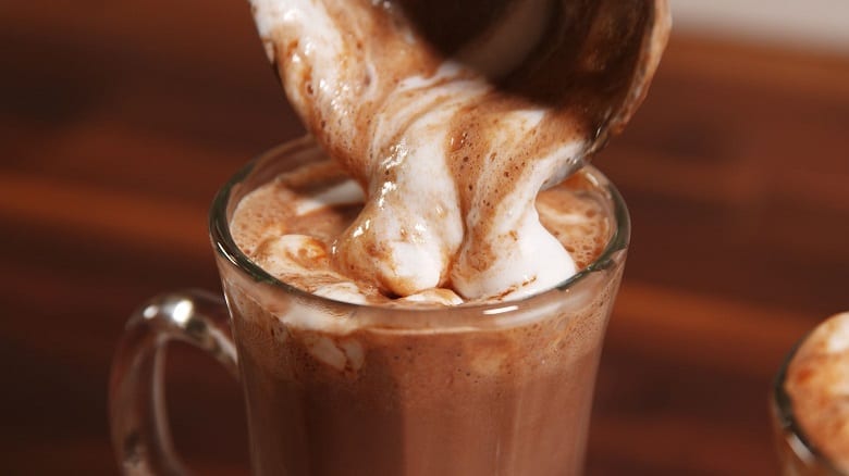 made in blender hot chocolate